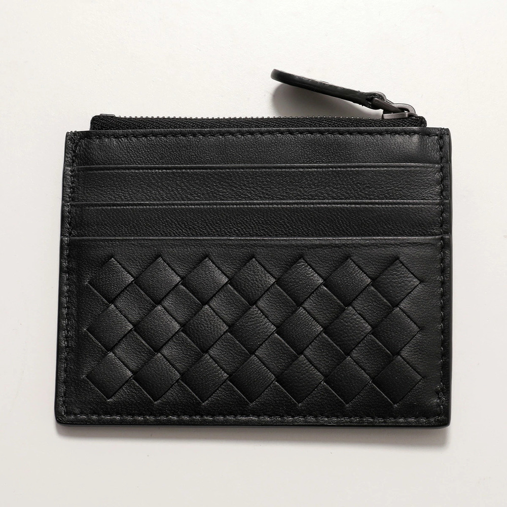 BOTTEGA VENETA coin case Wallet Card Intrecciato Leather Fragment Wallet Pass